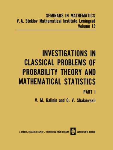 预订 investigations in classical problems of probability theory