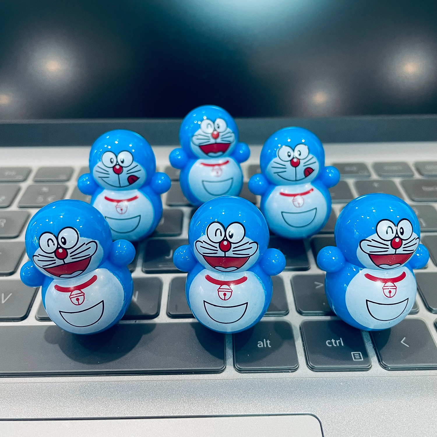 云漫卿不倒翁玩具宝宝 哆啦a梦不倒翁玩具卡通机器猫叮当猫小宝宝礼物