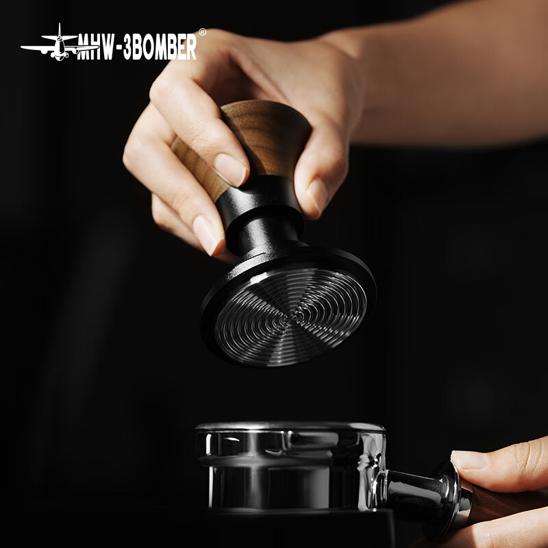 MHW-3BOMBER轰炸机咖啡Armor2.0水平恒定压粉器 咖啡机弹簧粉锤 可调节防压偏 Armor系列2.0-螺纹-58.35mm通用