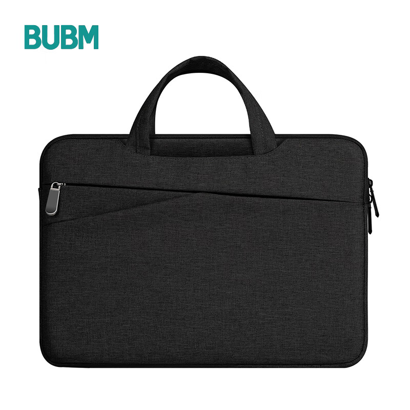 必优美（BUBM) 苹果戴尔华硕电脑包手提13.3air pro笔记本保护套薄公文包男女商务内胆包 FMBX黑色 13.3英寸