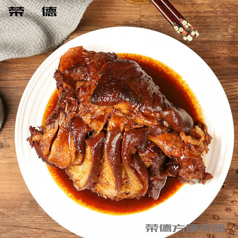 梦信红烧蹄髈 正宗大肘子卤味熟食猪手猪肉类小吃即食下酒菜 1斤红烧