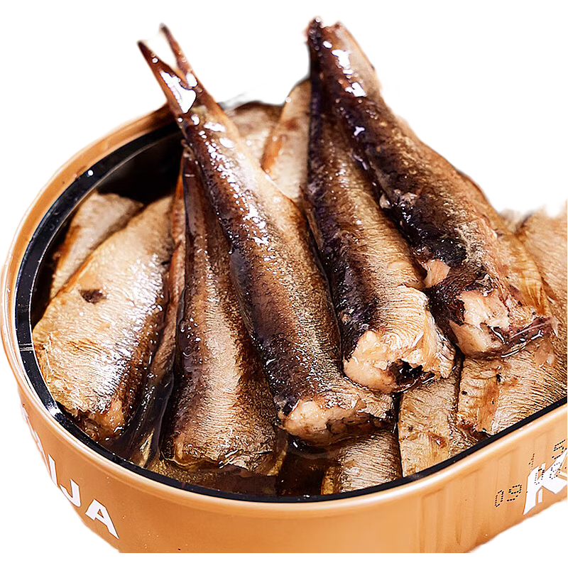 KAIJA【俄羅斯國(guó)家館】進(jìn)口魚(yú)罐頭熏制西鯡魚(yú)海鮮茄汁魚(yú)即食海鮮魚(yú)肉 油浸西鯡魚(yú) 190g*1盒