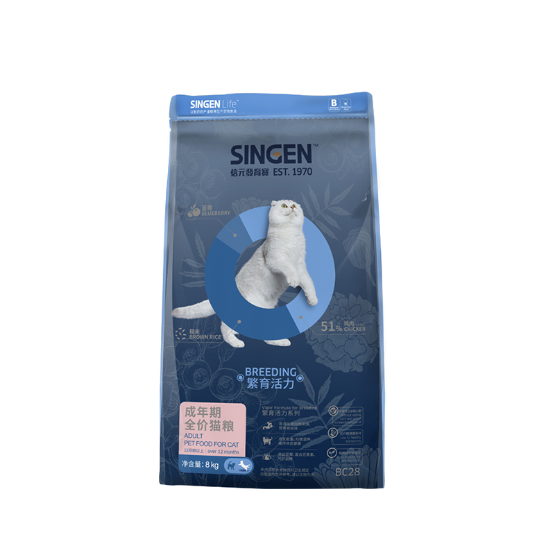 【猫粮价格走势】发育宝-S繁育营养配方成猫粮8kg装16斤,品质保障多种品种适用!