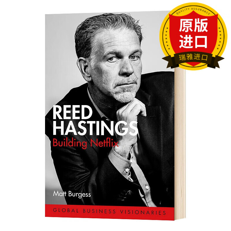 英文原版 建立网飞 reed hastings 网飞创始人里德哈斯廷斯传记 英文