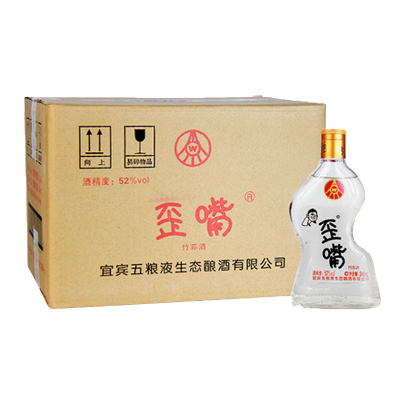 五粮液仙林生态  歪嘴酒 52度 245ml 12瓶 整箱装 竹荪酒
