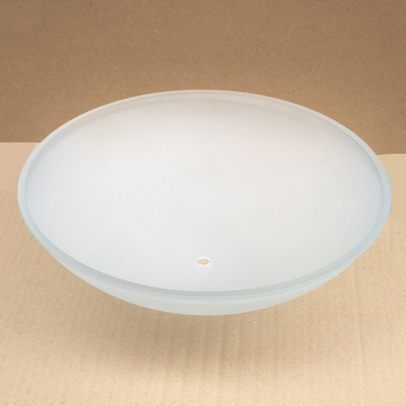 磨砂玻璃灯罩灯具配件欧式吸顶灯圆形大底罩外壳罩客厅吊灯小孔罩