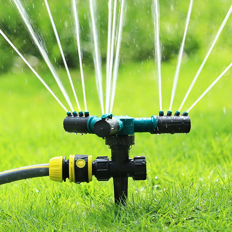汉轩自动洒水器360度旋转园林农业灌溉浇花浇水喷头绿化农用草坪降温