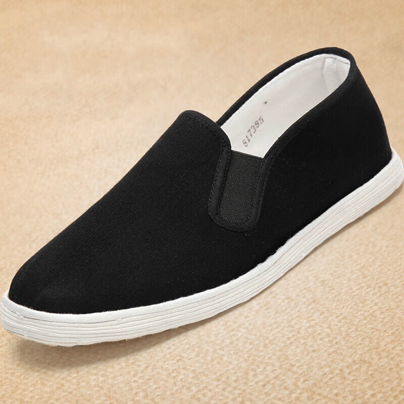 凊知柠老布鞋手纳鞋底怀旧土家族传统千层底 黑 38_偏小一码