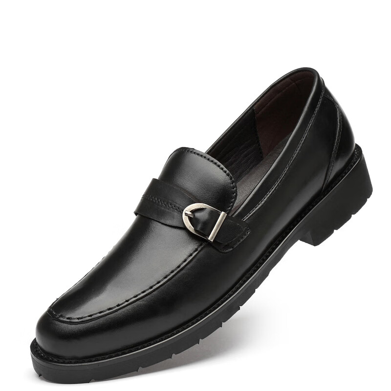 hawit36码小码皮鞋男士小脚皮鞋春夏季商务鳄鱼纹休闲皮鞋英伦风软底