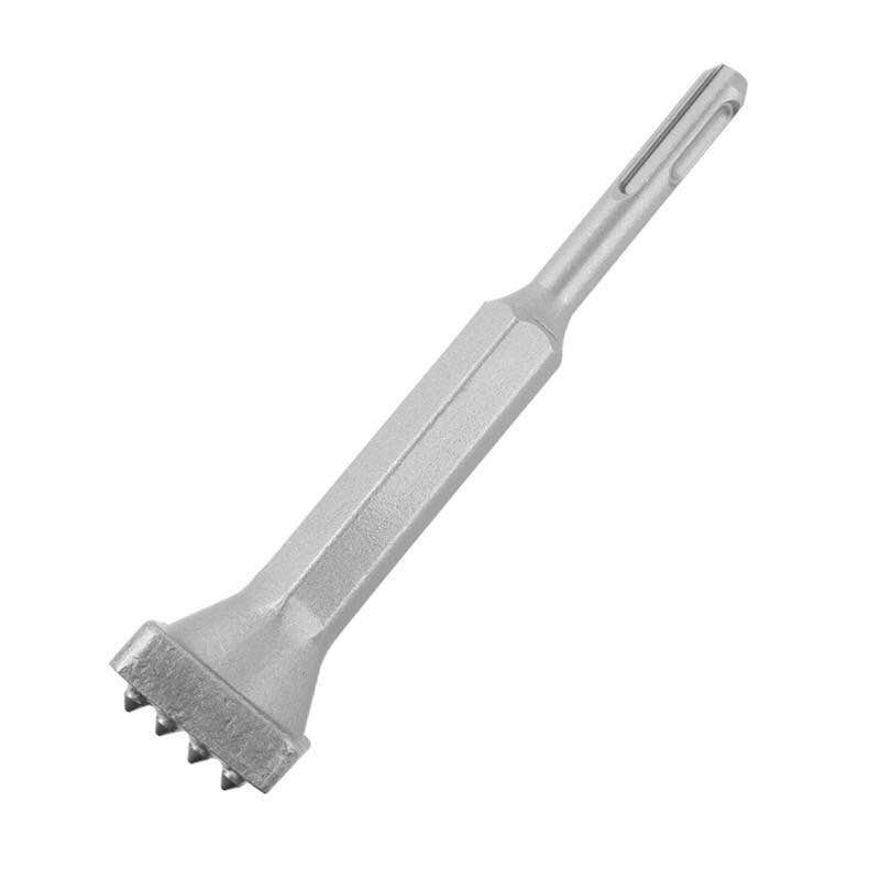 英杨村花锤凿毛头钻头水泥混凝土墙面打荔枝面电镐电锤一体合金打毛