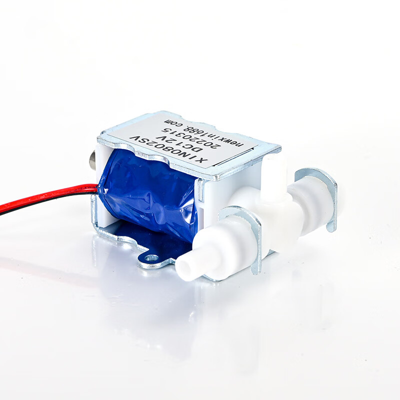 云启格0802sv微型电磁阀两位三通美容仪常闭柱塞式排气阀按摩器材泄压