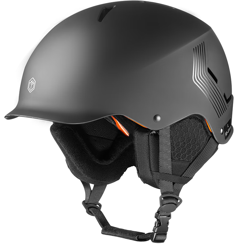 京东京造 滑雪头盔 单双板男女滑雪装备 保暖防寒 可调节头围 成人款