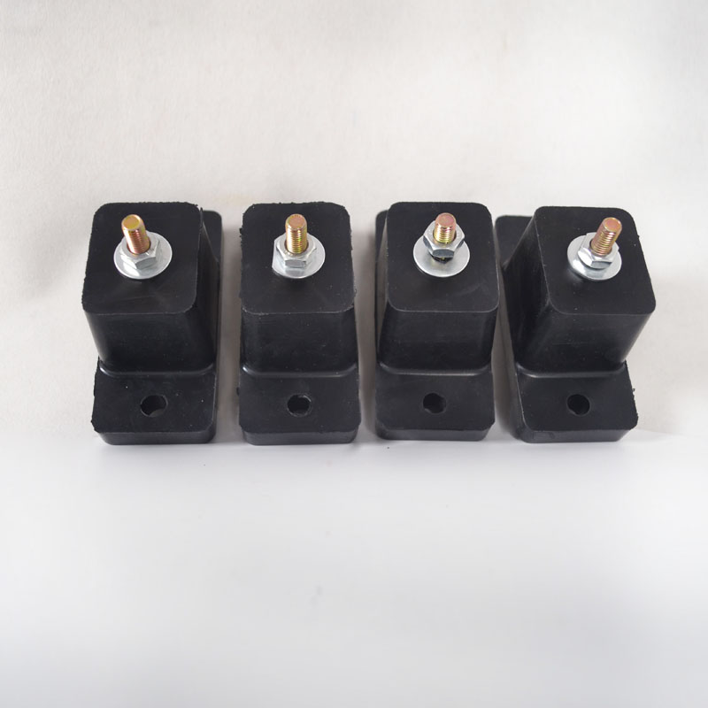 梦茜儿橡胶减震垫加厚减震垫水泵隔音垫橡胶减震垫块防震垫脚垫定的