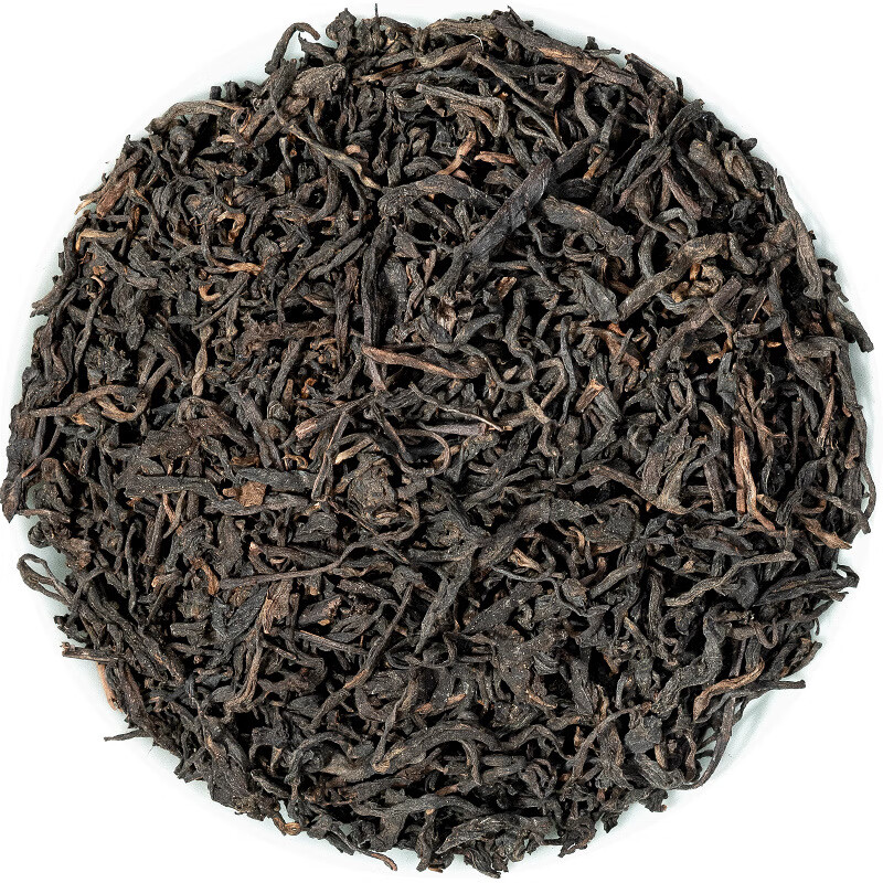 岩亥茶礼广西六堡茶10年陈香金花六堡黑茶厂家直销散茶500g 5年陈香