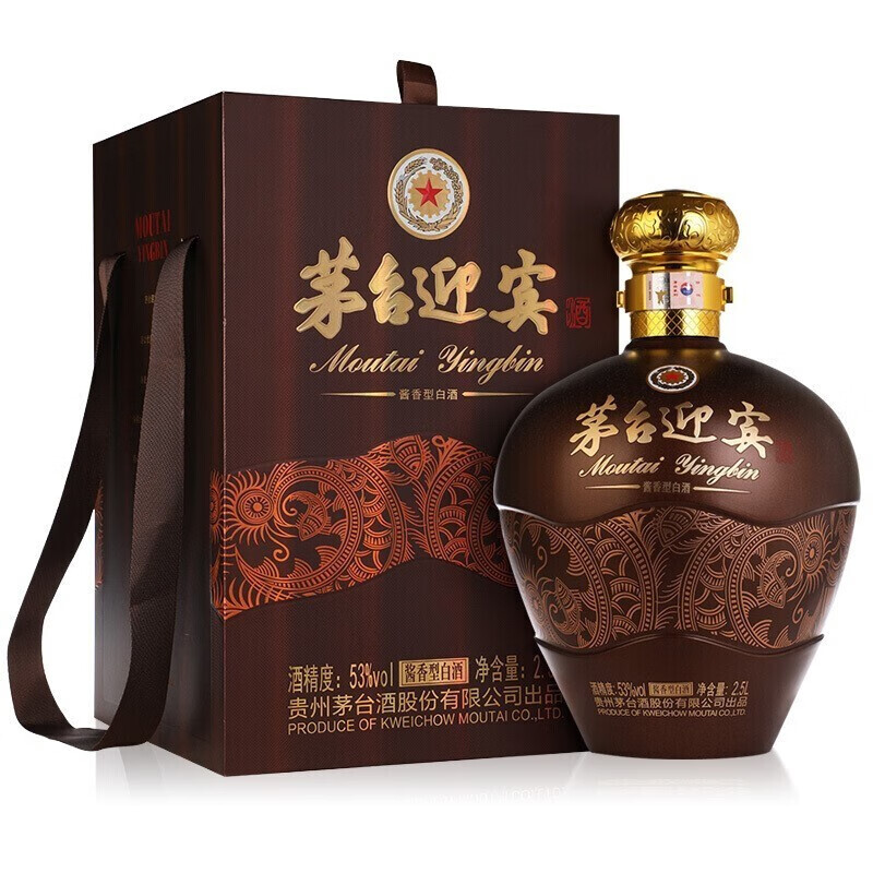 茅台迎宾酒酱香型白酒53度2.5L*1坛怎么看?