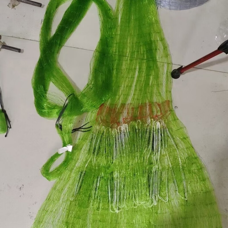 润华年荷兰软丝鱼线渔网手老式旋网传统渔具捕 一指3米7斤