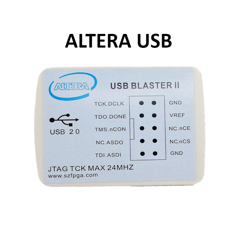 下载器fpga intel usb blaster ii 仿真器 pl-usb2-bla 单独下载器
