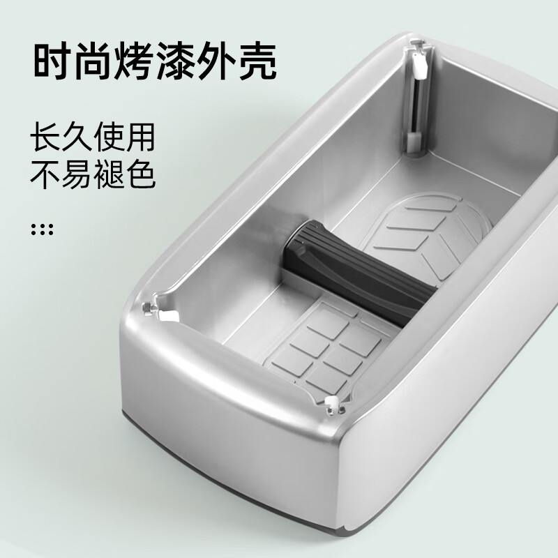 LYSHIYI升级款全自动鞋套机家用家庭清洁一次性脚套鞋膜机 【升级款】太空灰(含300鞋套)