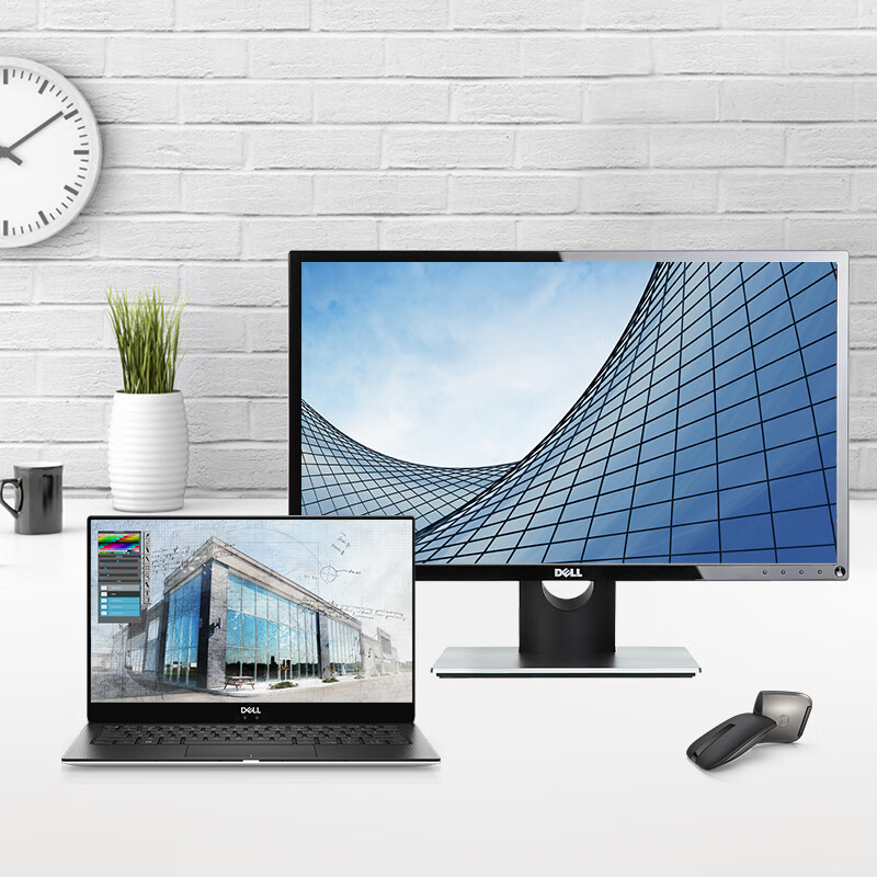 戴尔（DELL）SE2416H 23.8英寸 IPS 广色域 1670 万色  HDMI+VGA接口 办公家用 电脑显示器