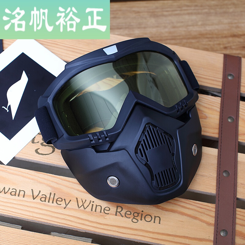 吉兴久战术射击眼镜摩托车面罩战术射击护目镜防沙机车防风眼镜户外骑