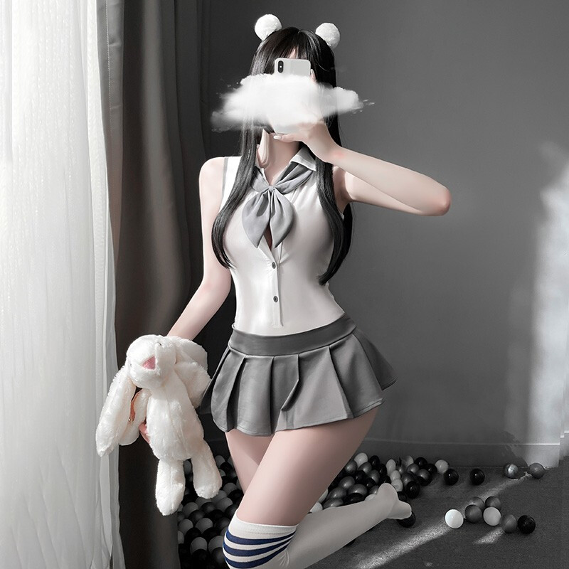 情趣内衣角色扮演sm百褶短裙性感睡衣制服开裆套装夫妻房事情趣性用品