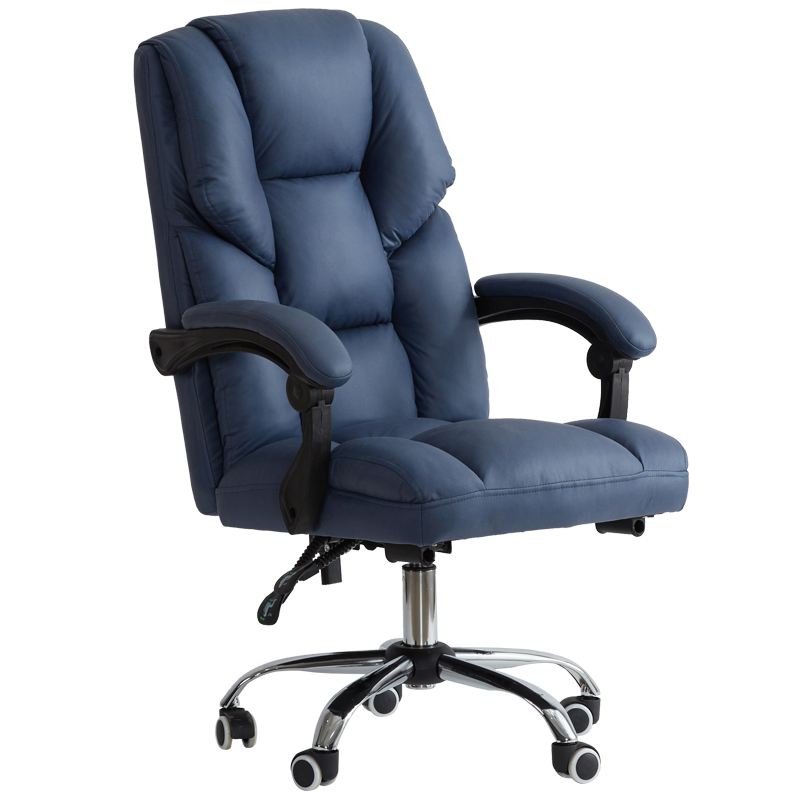 爱必居 电脑椅家用办公座椅学生宿舍电竞椅游戏椅懒人沙发升降椅旋转椅久坐靠背舒适防水科技布老板椅 升级款加大加厚双层靠垫     湖蓝色