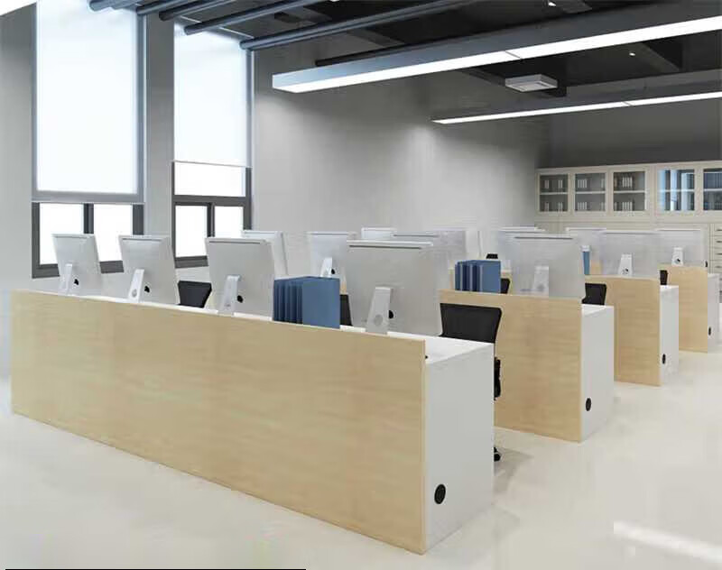 芝易办公桌办公室工位隔断工位财务工作桌办公室职员3人8人房产中介公