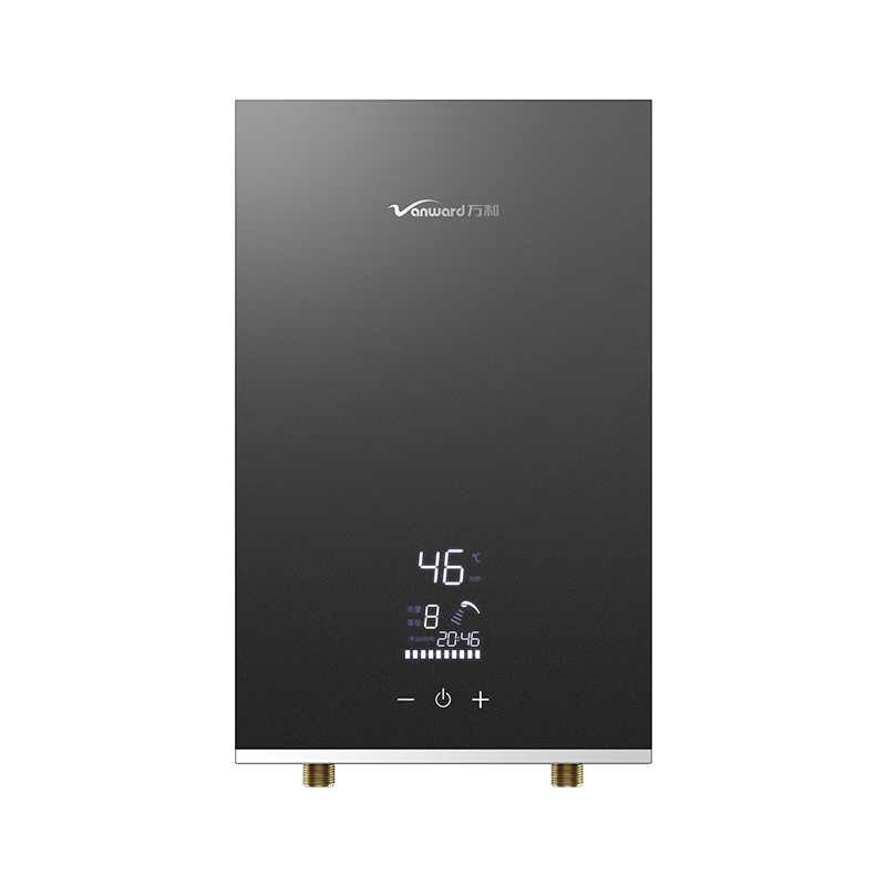 萬(wàn)和（Vanward）即熱式電熱水器淋浴家用速熱防漏電免儲水洗澡器小型集成洗澡機變頻恒溫衛浴加熱器 8500W 【星空灰】水電分離+超薄系列