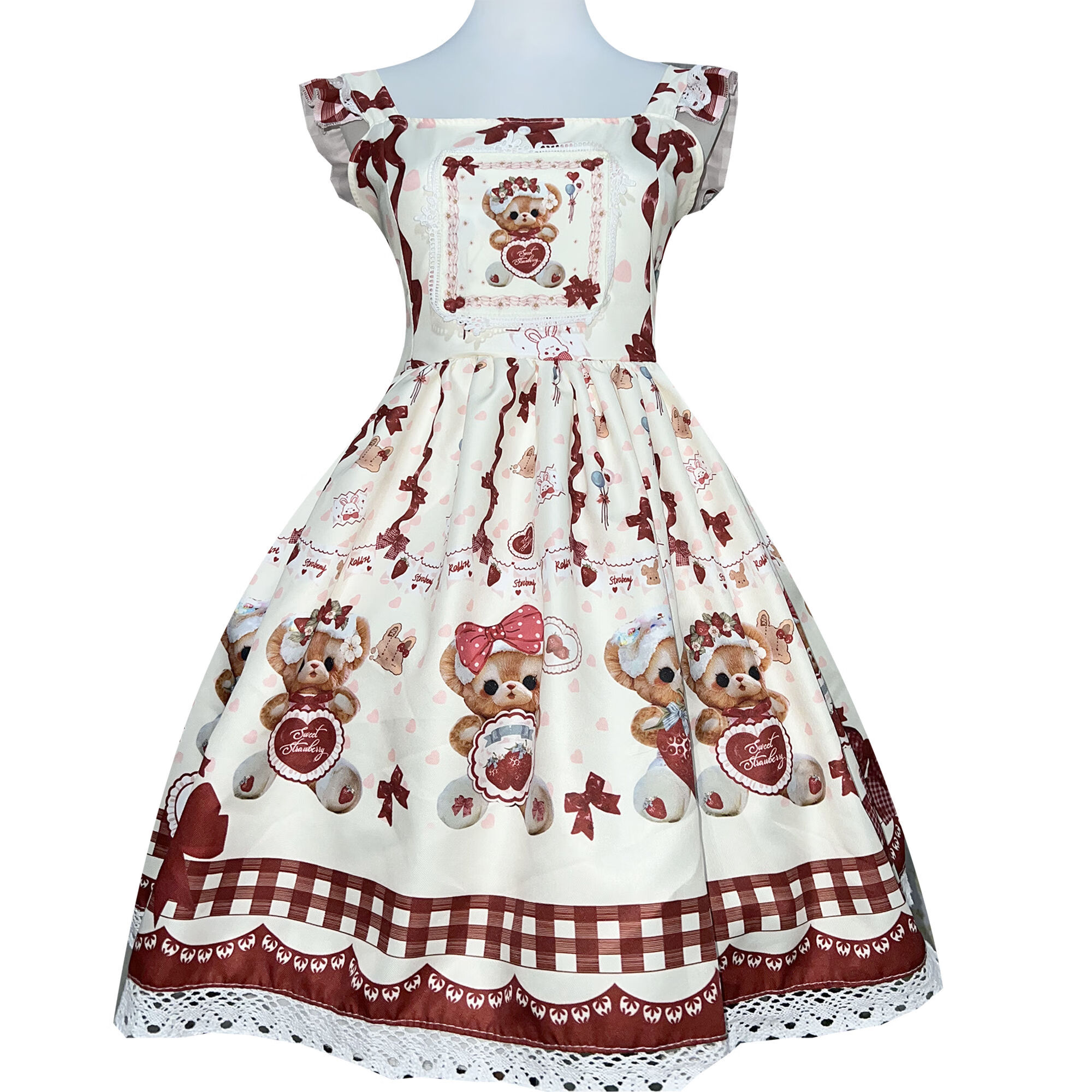 象裁洛丽塔公主裙日记熊少女lolitajsk连衣裙可爱萝莉日系 日记熊jsk