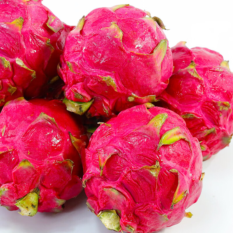 竹域红心火龙果海南金都一号新鲜水果大红肉蜜宝现摘整箱 5斤