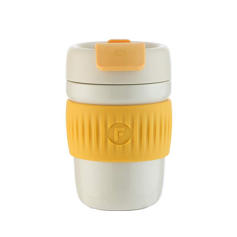 富光保温水杯子男女咖啡随行便携不锈钢吸管学生家居馆生日礼物380ml