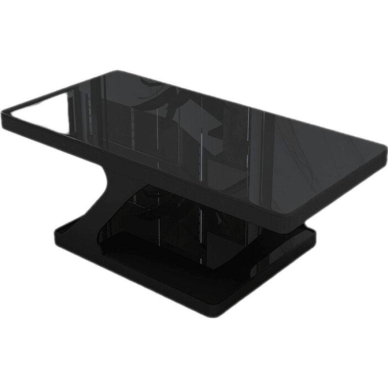 骏御 办公沙发简约现代商务接待小型会客单人三人位办公室沙发茶几组合 A877长茶几