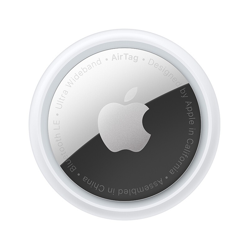 Apple AirTag 蓝牙防丢追踪器(单件装) (不含皮套 )适用于 iPhone iPad