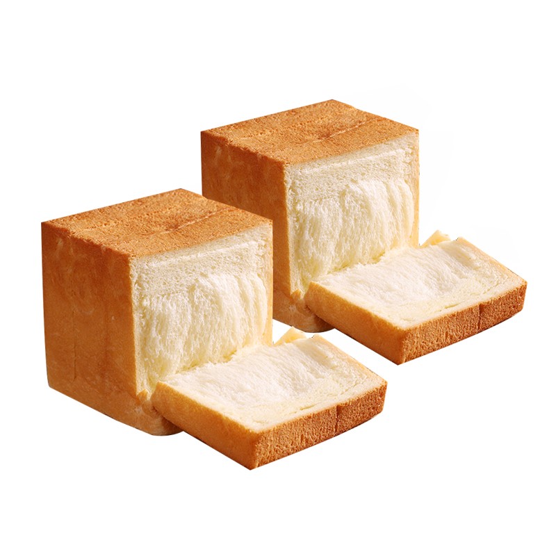 面包新语北海道牛奶吐司200g*2盒营养早餐代餐手撕面包新鲜烘焙短保