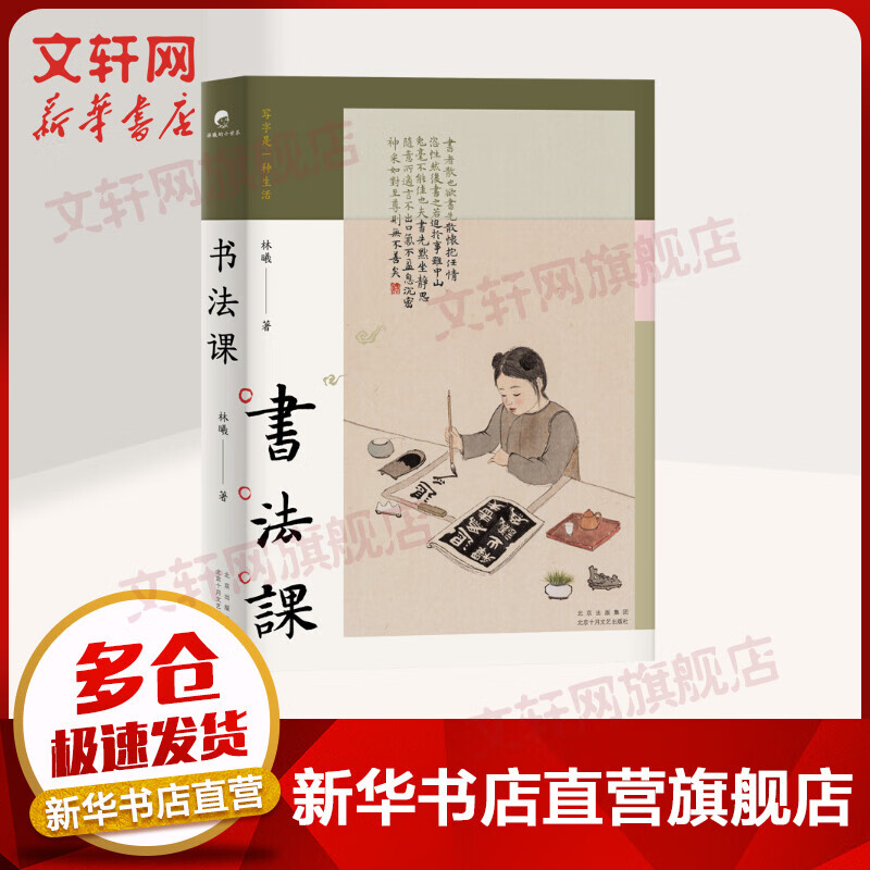 书法课 林曦 正版 陈丹青作序 冯唐、十年砍柴推荐 给零基础书法初学者入门书法课