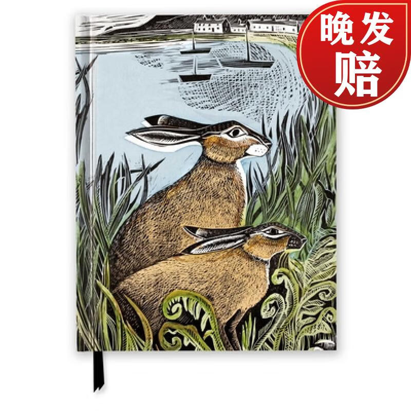【4周达】angela harding: rathlin hares (blank sketch book)