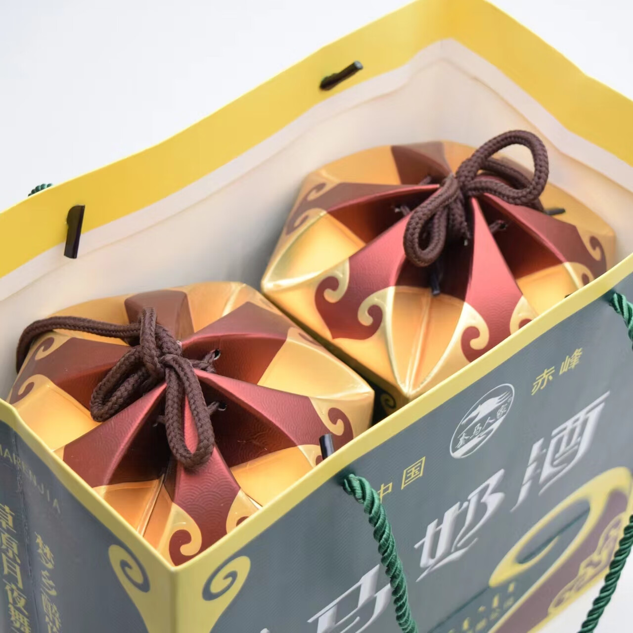 套马人家2瓶礼盒马奶酒内蒙古草原特产18度发酵型半甜型乳白色礼品酒 18度 500mL 6瓶 整箱发货