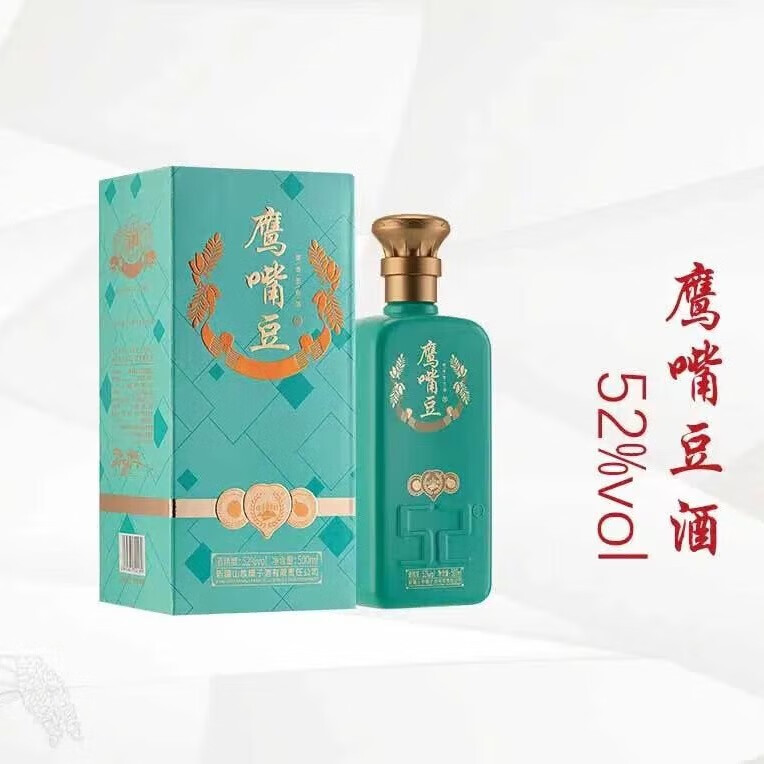 山粮【宴请送礼】鹰嘴豆白酒糜子酒52度浅绿卡盒500ml*6瓶糜香 52度 500mL 6瓶