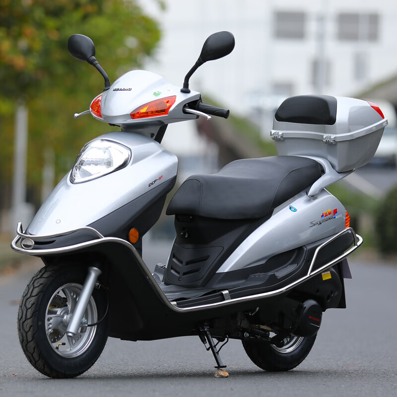 runtema新款原装五羊125踏板车摩托车原装发动机省油整车可上牌燃油