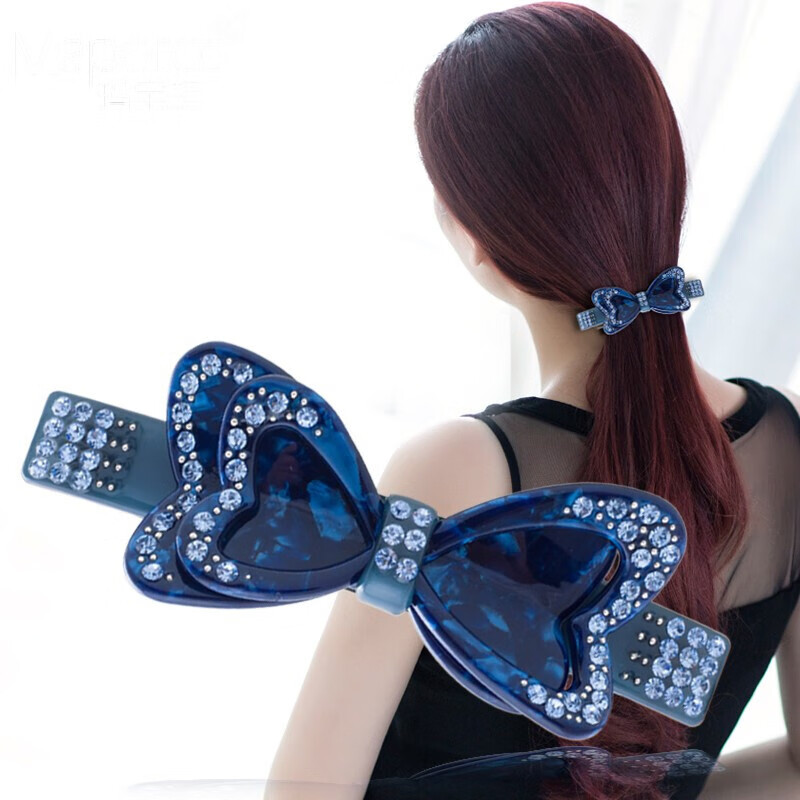 品牌发夹成人女优雅发饰韩国头饰淑女小清新头花饰品马尾夹子发卡顶夹