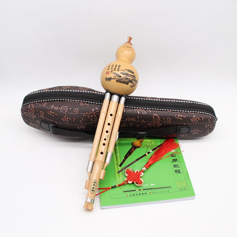 云韵葫芦丝演奏级楠竹专业通用型民族乐器 C调