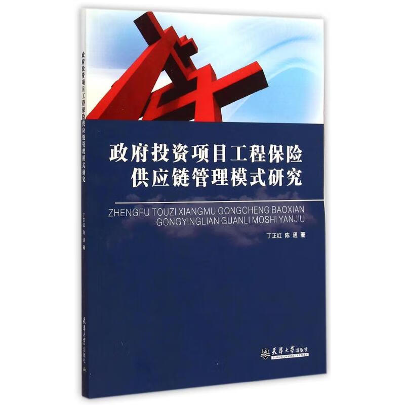 政府投资项目工程保险供应链管理模式研究 丁正红//陈通 作 书籍