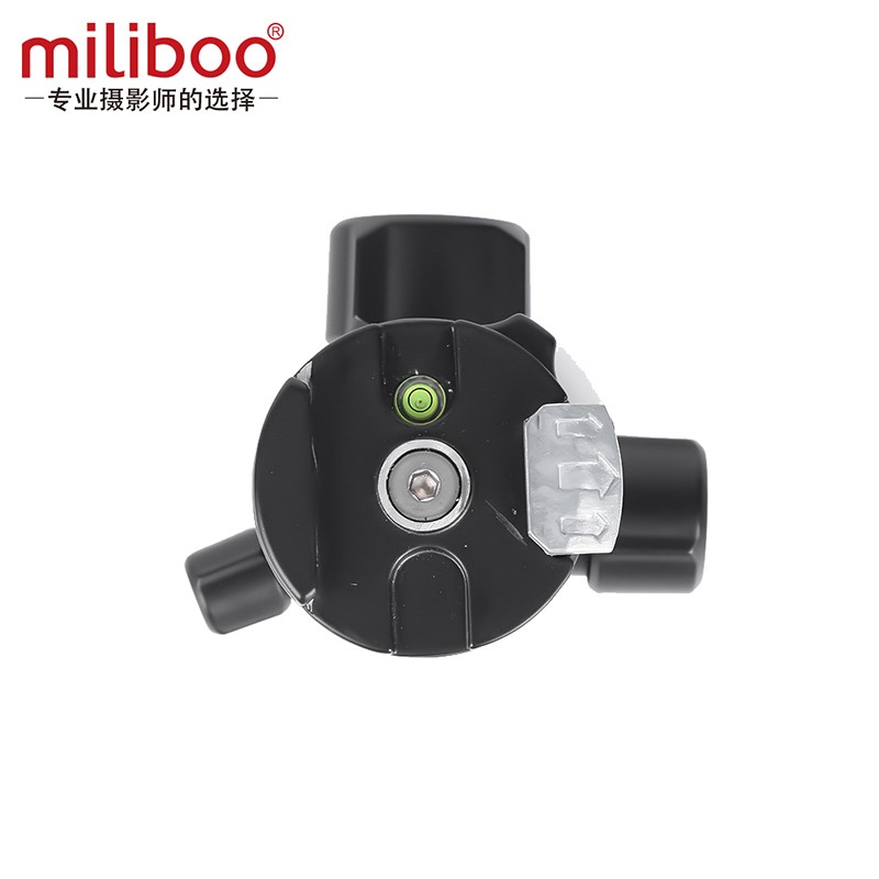 miliboo 米泊MYT801二代液压云台摄影摄像单反独脚架通用摄像机三脚架 MU全景球形云台