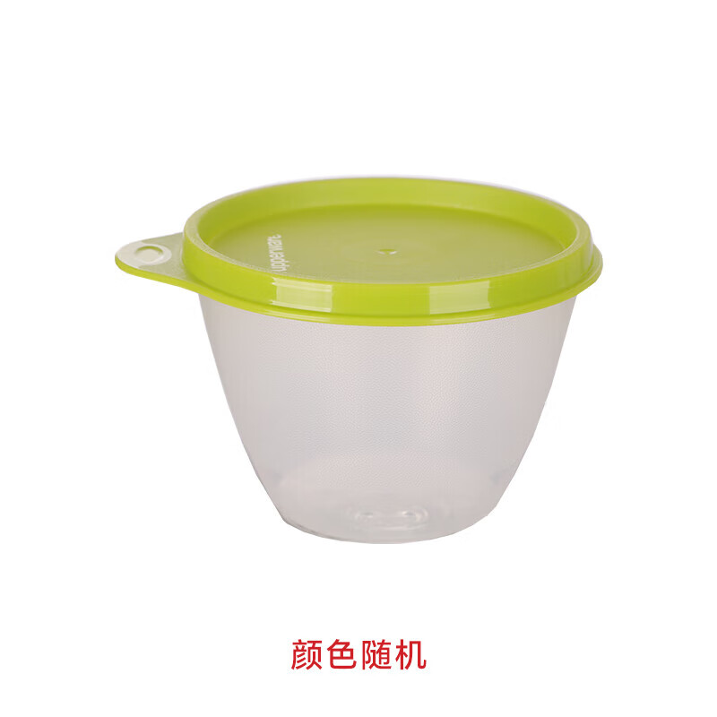 特百惠保鲜沙拉鲜果冰箱冷藏碗食品密封储藏收纳盒430ml颜色随机 鲜果冷藏盒1个装 430ml