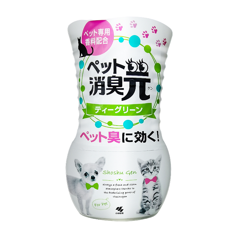 小林制药（KOBAYASHI）小林制药日本进口宠物用消臭元去异味室内空气清新剂 除臭剂净化去异味 绿茶清香