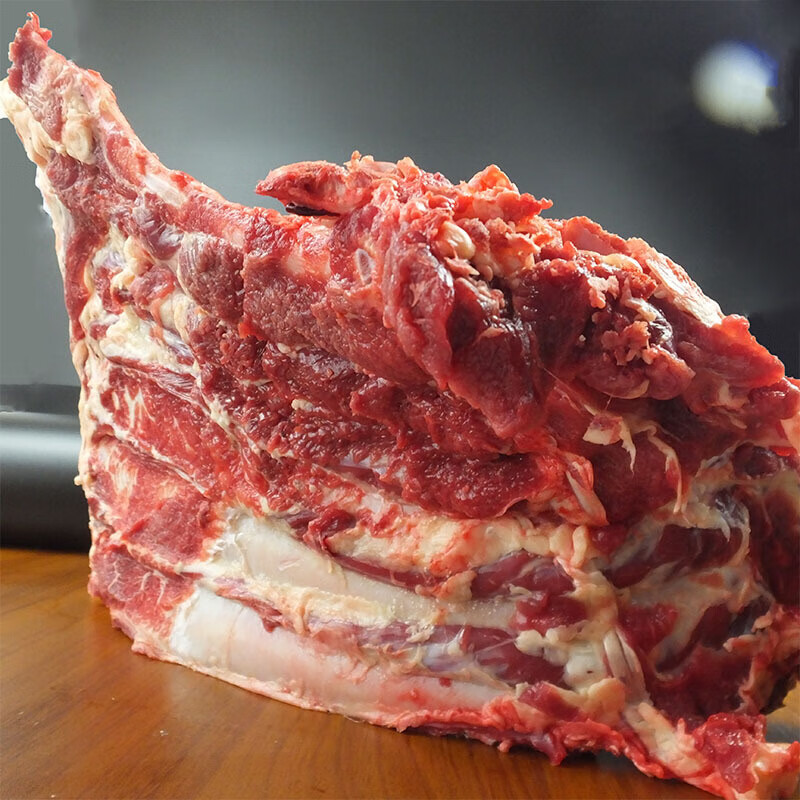 虎钢馋新鲜牛排骨 5斤 贵州黄牛肉现杀牛排骨牛肋骨牛肋条 2500g