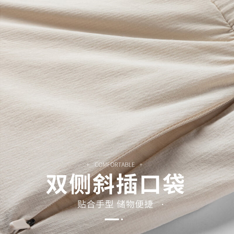 雪中飞羽绒裤女松紧腰拉链口袋秋冬保暖长裤 黑色 170/76A