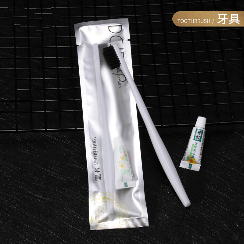 酒店一次性用品宾馆洗漱用品套装一次性牙刷牙膏民宿拖鞋可 牙具(100个)