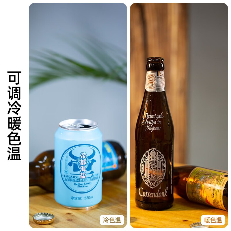 sidande双色温摄影灯LED520补光灯影棚拍照迷你打光灯小型摄影拍摄灯光手持便携外置电池 LED520官方标配（灯+电池+充电器） 6600mAh容量套装