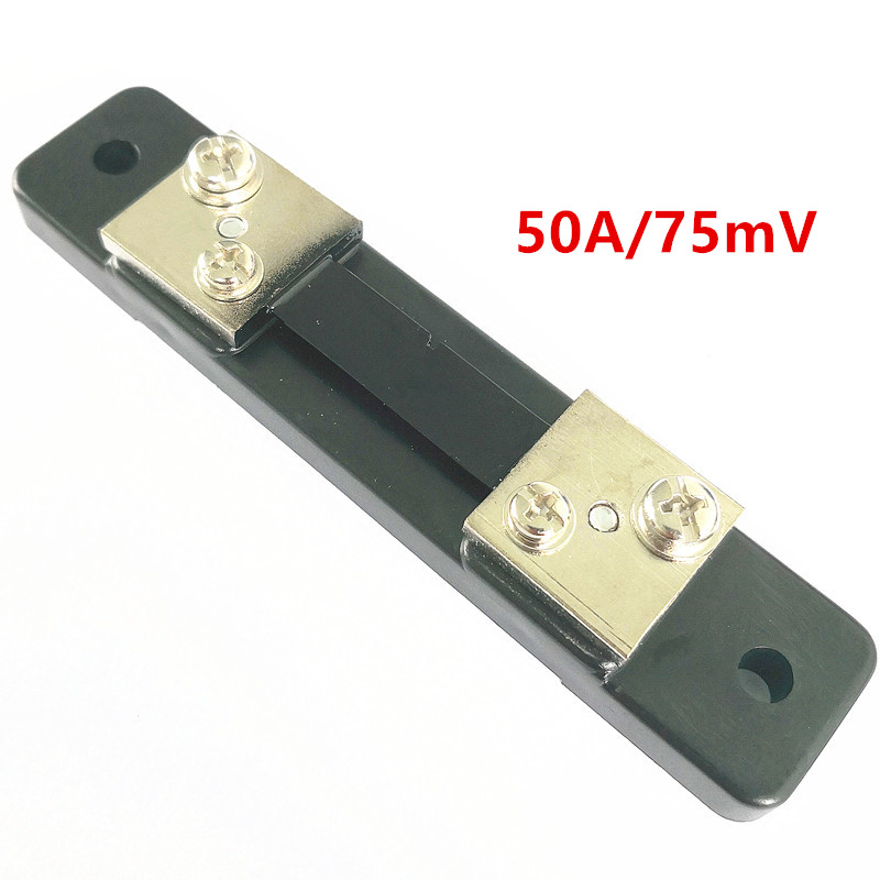 peacefair 50a100a200a300a75mv直流电流表配套紫锰铜分流器采样电阻